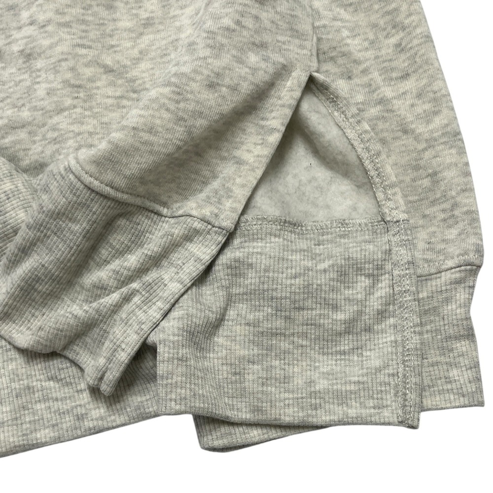 Disney Mickey and Minnie Mouse Women's Sweatshirt Light Gray Side Slits Sz XL - Picture 6 of 6
